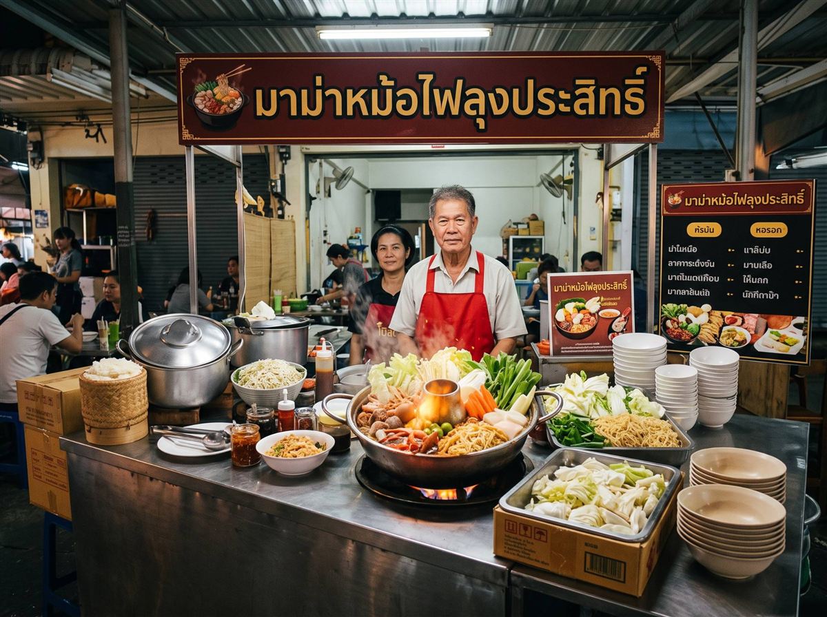 มาม่าหม้อไฟลุงประสิทธิ์
